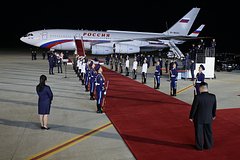 Putin i kim chen yn ustupili drug drugu mesto v prezidentskom limuzine fa1565c.jpg