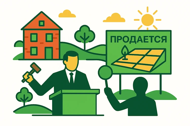 Аукцион по продаже земельных участков
