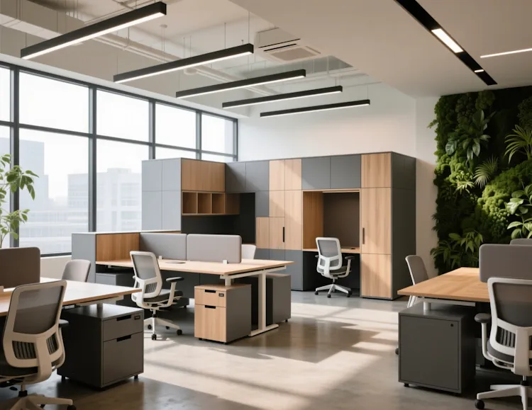 Модульная офисная мебель для гибких интерьеров